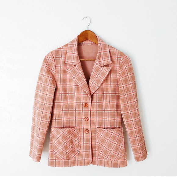 60s Vintage Pink Blazer - Picture 2 of 13
